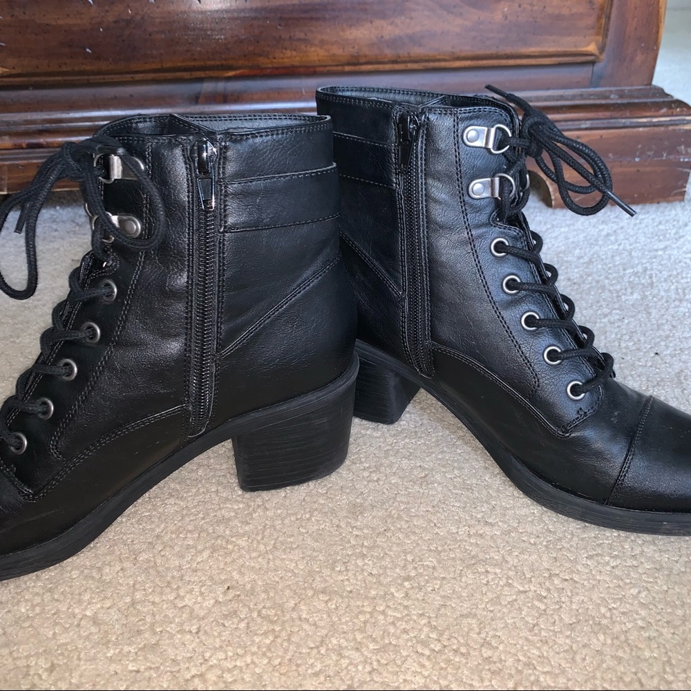 guess black booties
